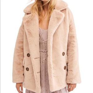 Free People Faux Fur Jacket